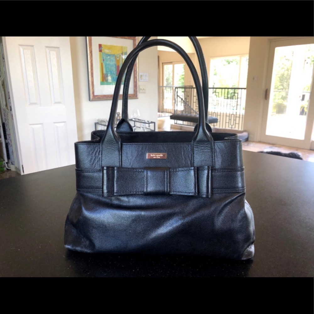 Kate Spade black leather purse